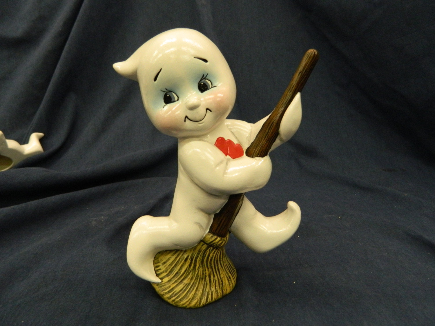 Boo Baby on Broom- Ready to Paint