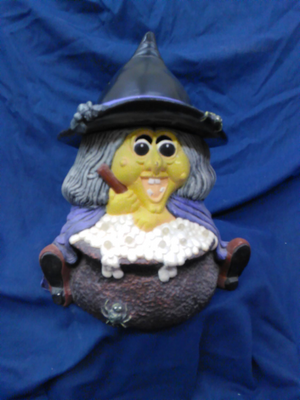 Open image in slideshow, Witch Cookie Jar/ Light
